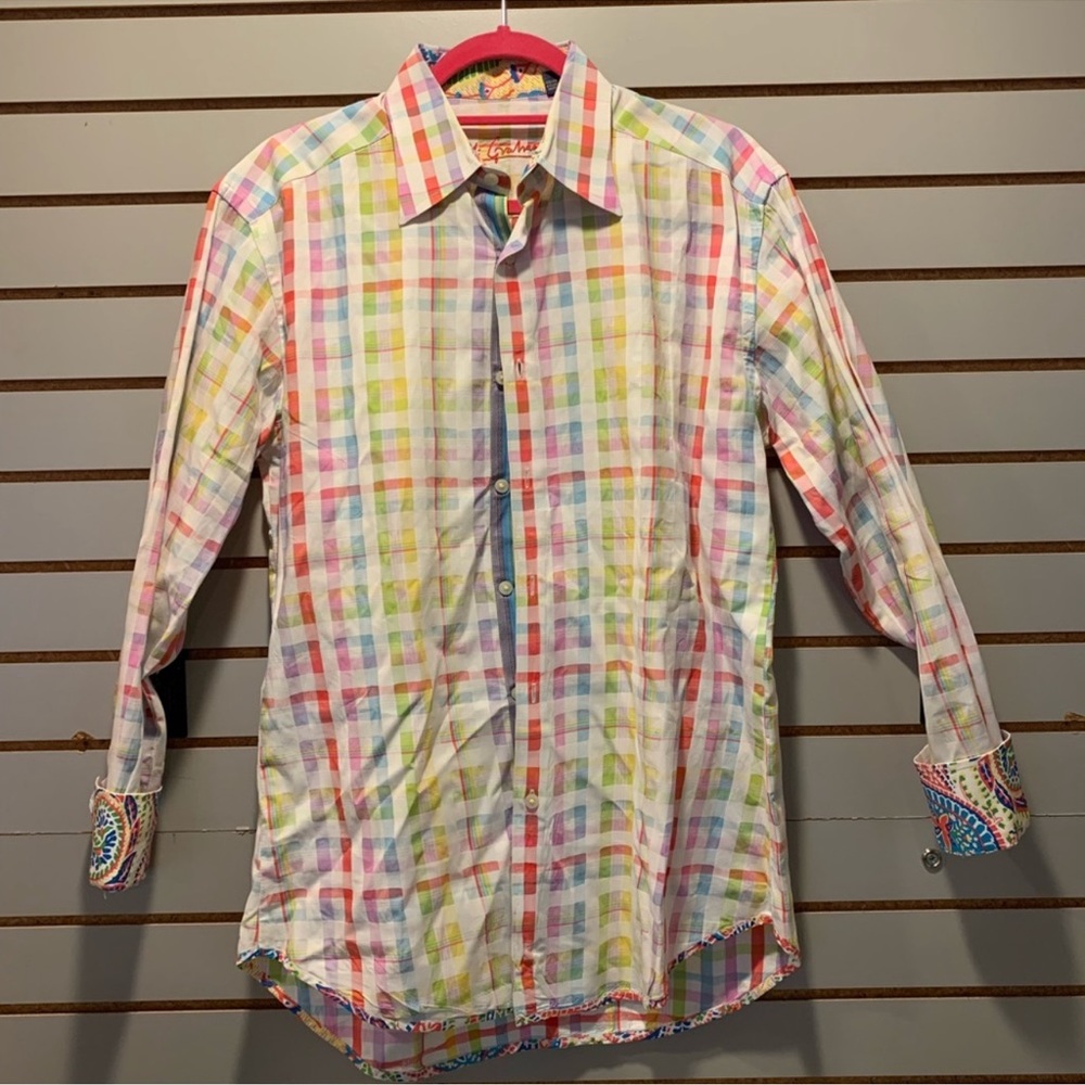 Beautiful Robert Graham shirt size M in EUC